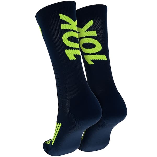 Meia Para Corrida Rally Crew 10k Cano Alto Tamanho 34-38 ASICS Adulto