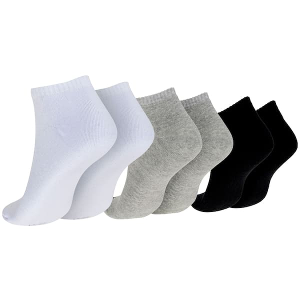 Kit 3 Pares de Meias Atoalhadas Cano Baixo Tamanho 39-44 Casual Oxer Adulto