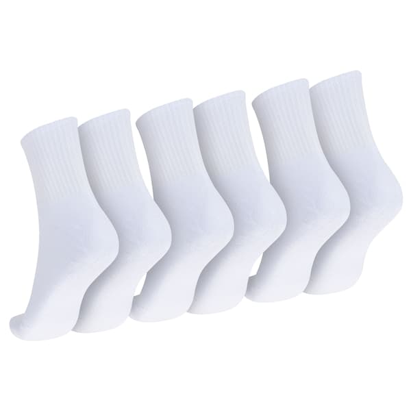 Kit de Meias Cano Médio Oxer com 3 Pares Atoalhada Tamanho 39 a 44 Adulto