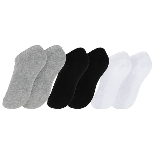 Kit 3 Pares de Meias Nike Cano Invisível Basic No Show Tamanho 23 a 28 Infantil
