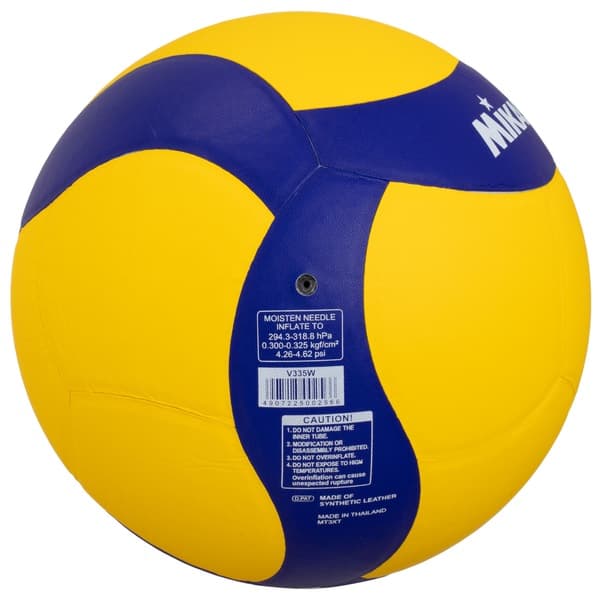 Bola de Vôlei Mikasa V335W Couro Sintético