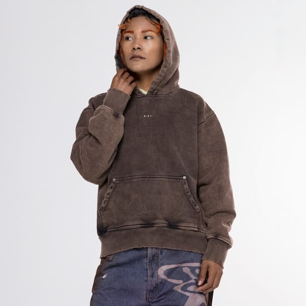 Blusa de Moletom Piet com Capuz Logo Hoodie