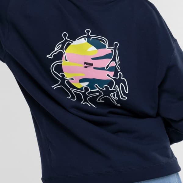 Blusa de Moletom Puma com Capuz Downtown Graphic Hoodie