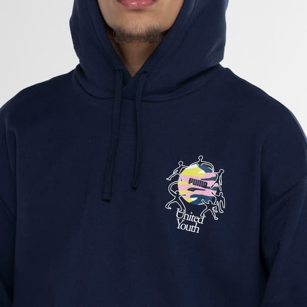 Blusa de Moletom Puma com Capuz Downtown Graphic Hoodie
