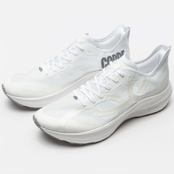 Par de Olympikus Corre 4 Tênis de Corrida Unissex branco com tecnologia Eleva Pro 2.0.