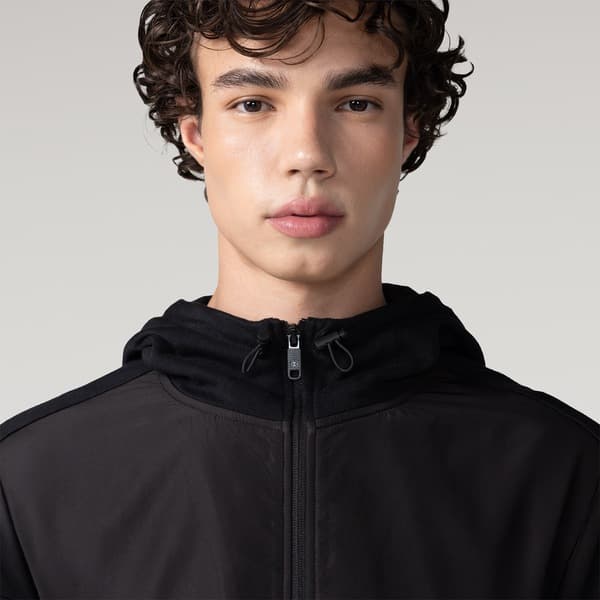Jaqueta Masculina Moletom Plano Oxer