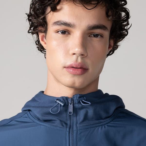 Jaqueta Masculina Moletom Plano Oxer