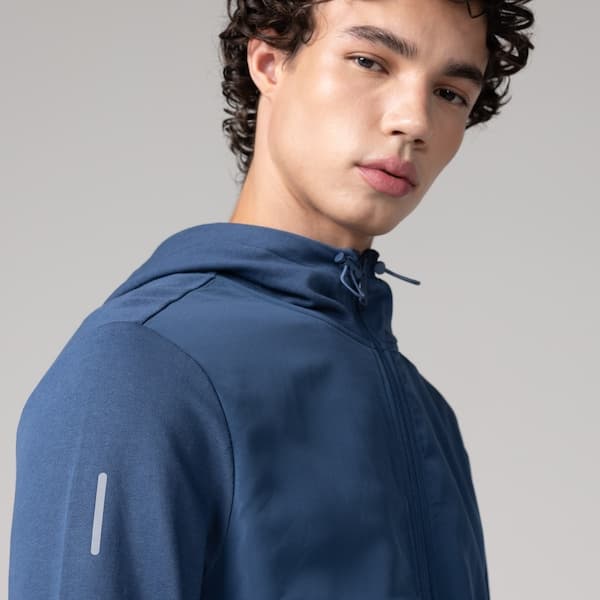 Jaqueta Masculina Moletom Plano Oxer