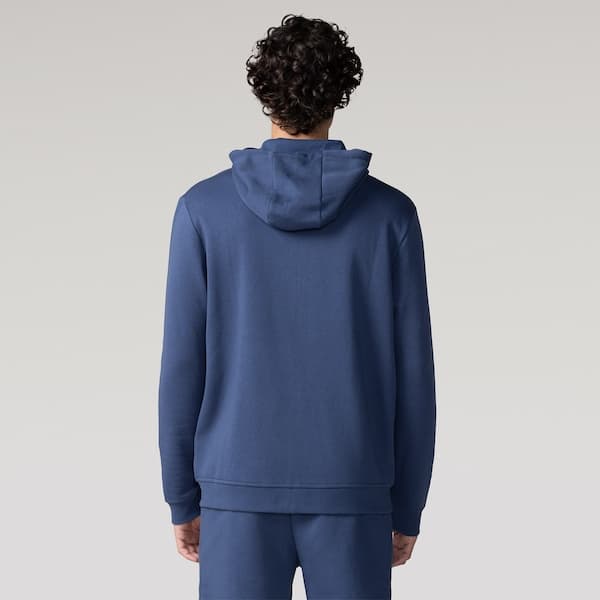 Jaqueta de Moletom Masculina Oxer com Capuz Bolso Externo Selado