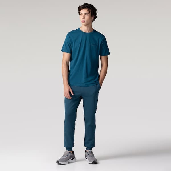 Calça Jogger Masculina Oxer Moletom Bolso