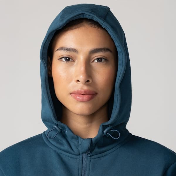 Jaqueta de Moletom Feminina Oxer com Capuz Bex Selado