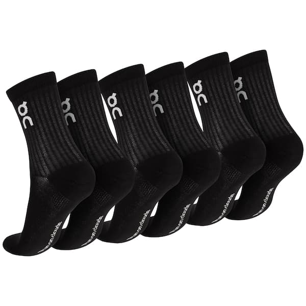 Kit de Meias Cano Longo On Running Logo Sock High 3 Pares