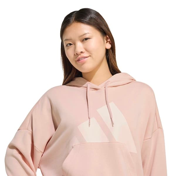 Blusa de Moletom Feminina adidas com Capuz Big Logo