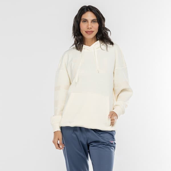 Blusa de Moletom Mizuno com Capuz -Feminino