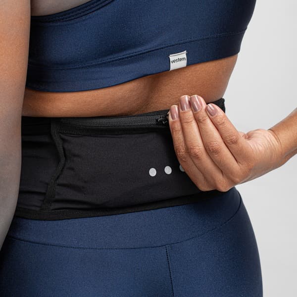 Pochete ASICS Cinto de Corrida Premium Unissex com Porta-Número