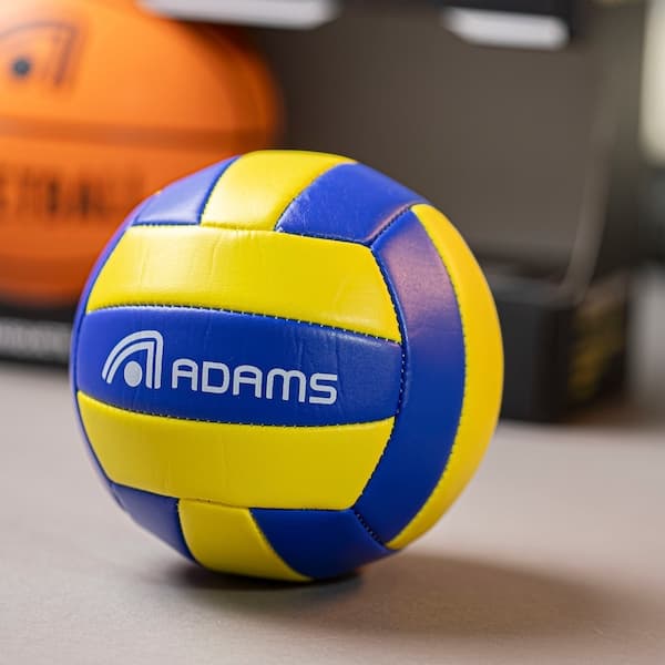 Kit Mini Bolas Esportivas Adams com 3 Unidades – Basquete, Futebol Americano e Vôlei