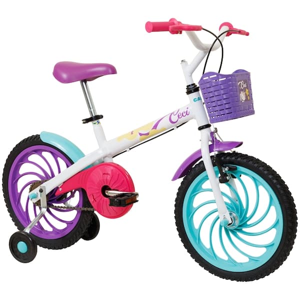 Bicicleta Caloi Ceci Aro 16 Infantil Feminina
