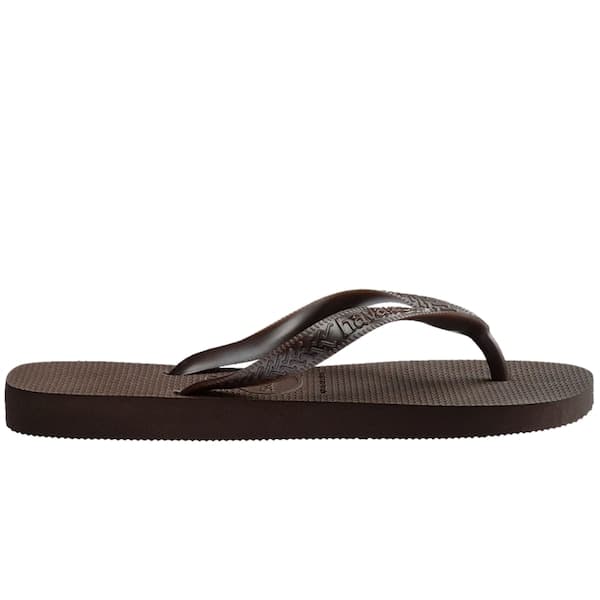 Chinelo feminino Havaianas Top Tiras marrom