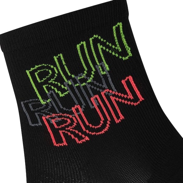 Kit Meias Para Corrida Esportiva Oxer Cano Médio com 2 Pares - Adulto