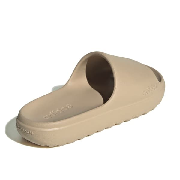 Sandália Adidas Adilette Lumia Slide, bege, material sintético, estilo moderno e confortável.