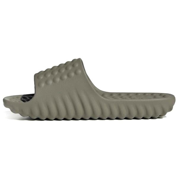 Adidas Adissage 360REC Slide Sandal, cinza, material texturizado, estilo casual.