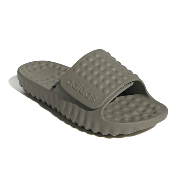 Adidas Adissage 360REC Slide Sandal, cinza, material texturizado, design ergonômico.