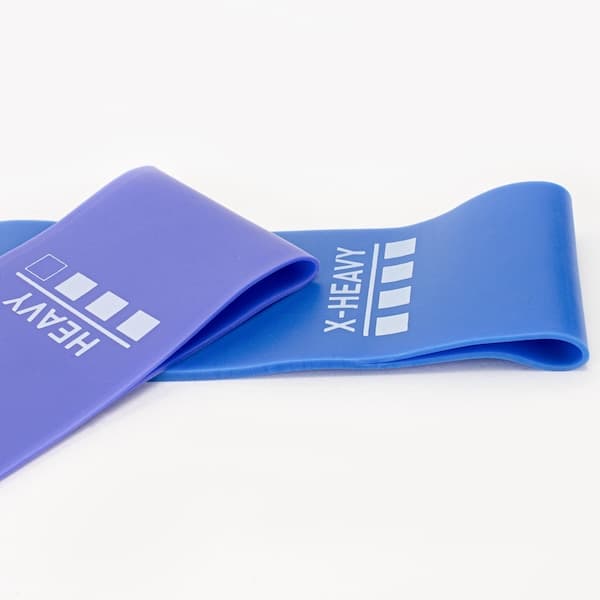Kit com 4 Mini Bands Elásticas KinesioSport para Treino e Exercícios