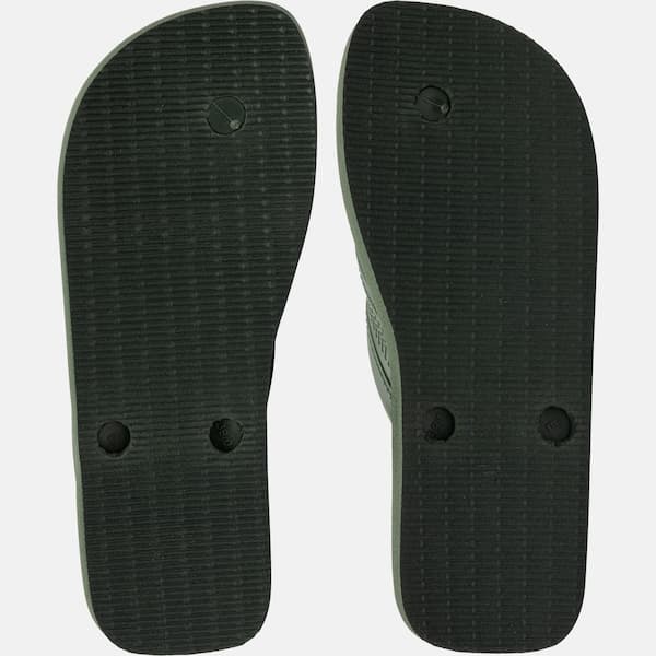 Chinelo Masculino Havaianas City Basic Preto com Detalhes Verdes