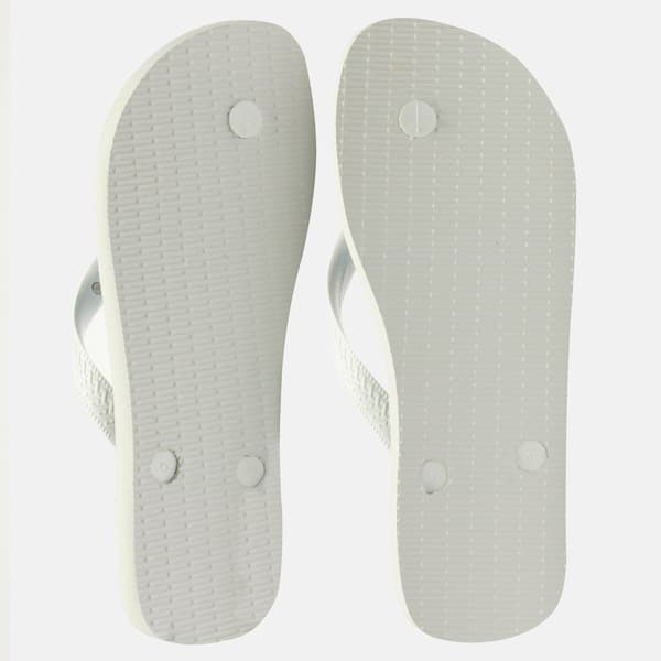Havaianas Top São Luis Flip Flop Rubber Floral, sola com detalhes de ventilação branca.