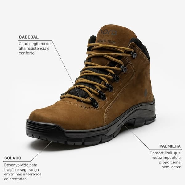 Bota Masculina Nord Trilha