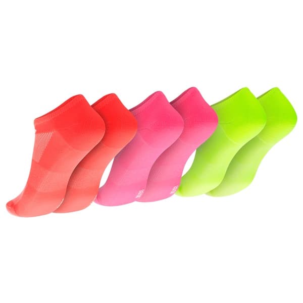 Kit de Meias Para Corrida Olympikus Tripack Neon 3 Pares