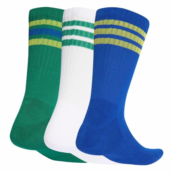 Kit de Meia adidas Sportswear Três Listras Essentials Crew com 3 Pares