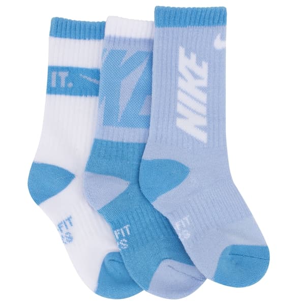 Kit de Meias Nike Sport Cano Médio Infantil com 3 Pares