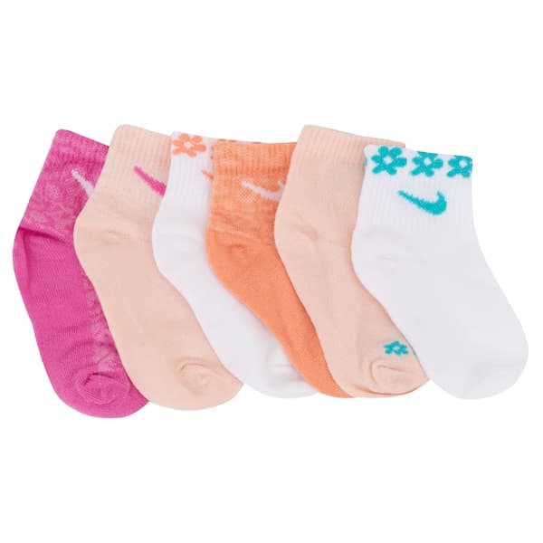 Kit de Meias Nike Wild Flower Infantil com 6 Pares