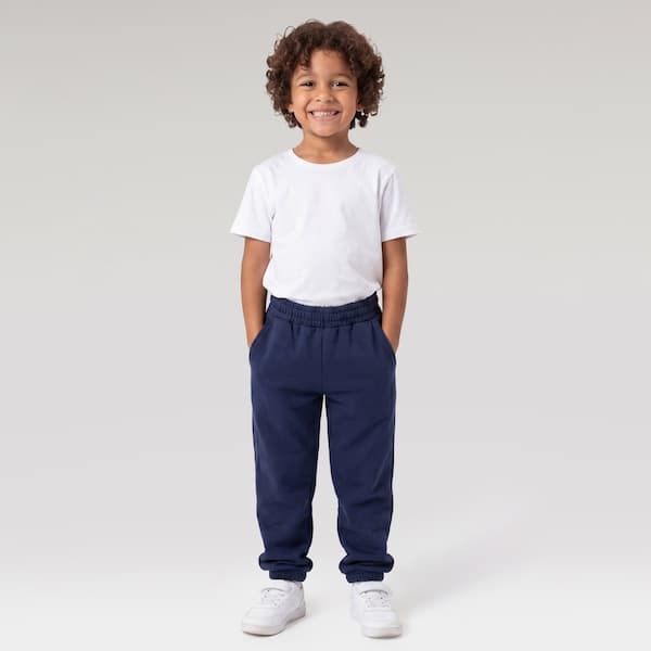 Calça Moletom Oxer Jogger Bolsos Laterais Infantil