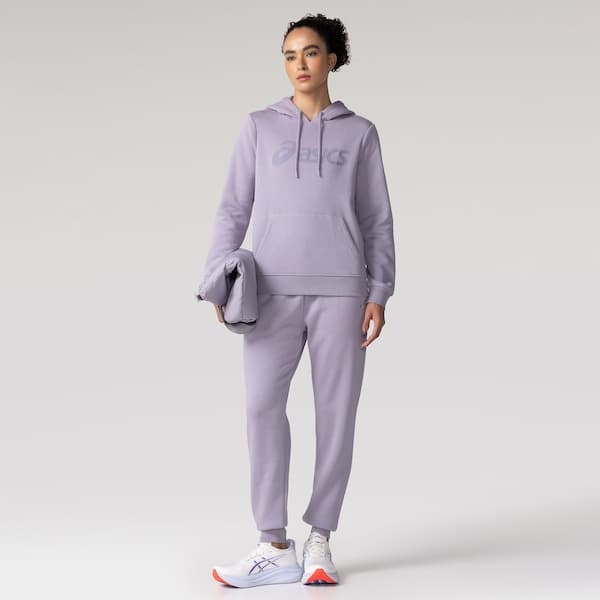 Blusão Moletom ASICS Canguru Com Fleece Feminino