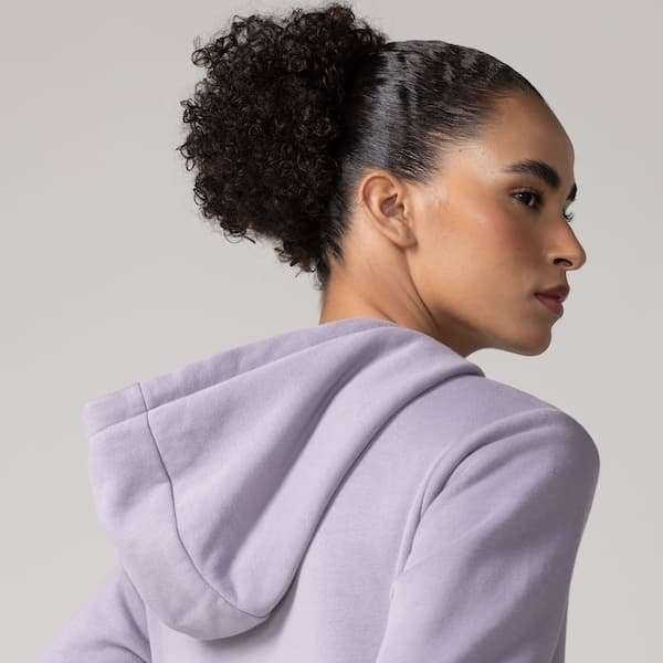 Jaqueta Moletom ASICS Canguru Com Fleece Feminino