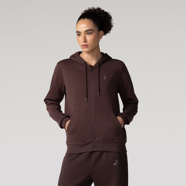 Jaqueta Moletom ASICS Canguru Com Fleece Feminino