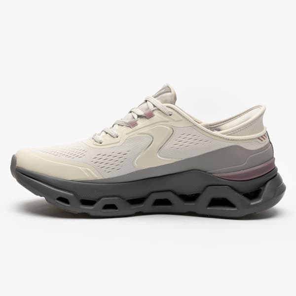 Tênis feminino Skechers Glide-step Altus cinza e branco