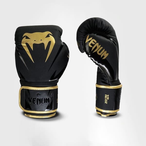 Kit Luvas de Boxe Venum New Impact Evo 12oz + Bandagem + Bocal