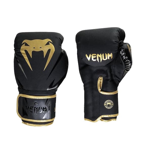Kit Luvas de Boxe Venum New Impact Evo 12oz + Bandagem + Bocal