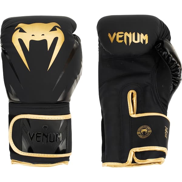 Kit Boxe Muay Thai Venum New Impact Evo com Luva, Bucal e Bandagem