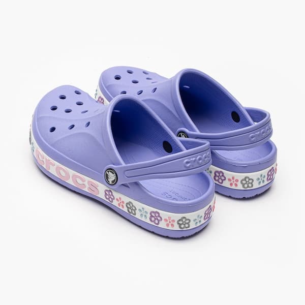 Sandália Infantil Crocs Bayaband Flower Clog