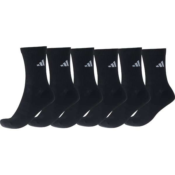 Kit de Meia adidas Sportswear Três Listras Essentials Crew com 3 Pares