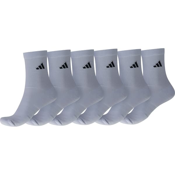 Kit de Meia adidas Sportswear Três Listras Essentials Crew com 3 Pares