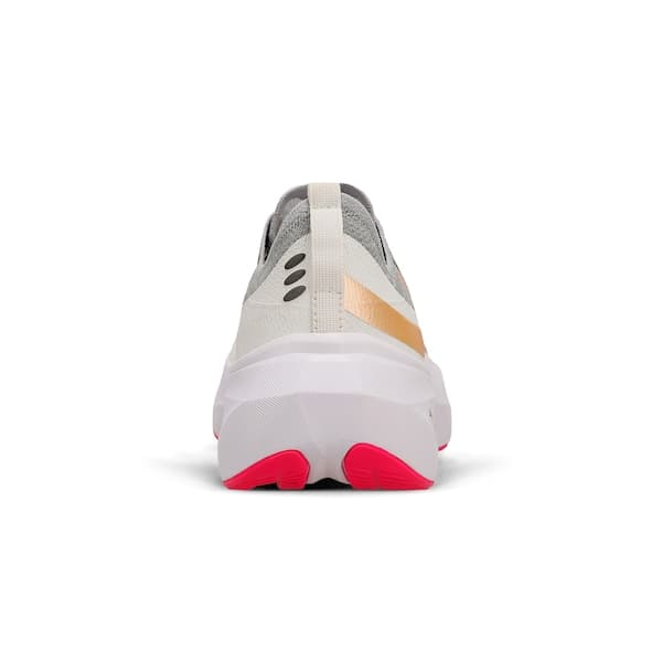 Olympikus Corre 5 Tênis de Corrida Unissex Cinza Rosa Branco, visual de perfil.