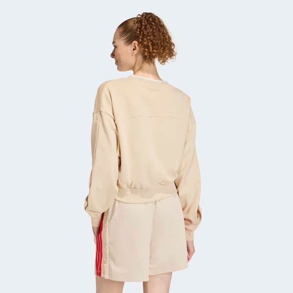 Blusa de Moletom adidas Gola Careca Stadium Feminina