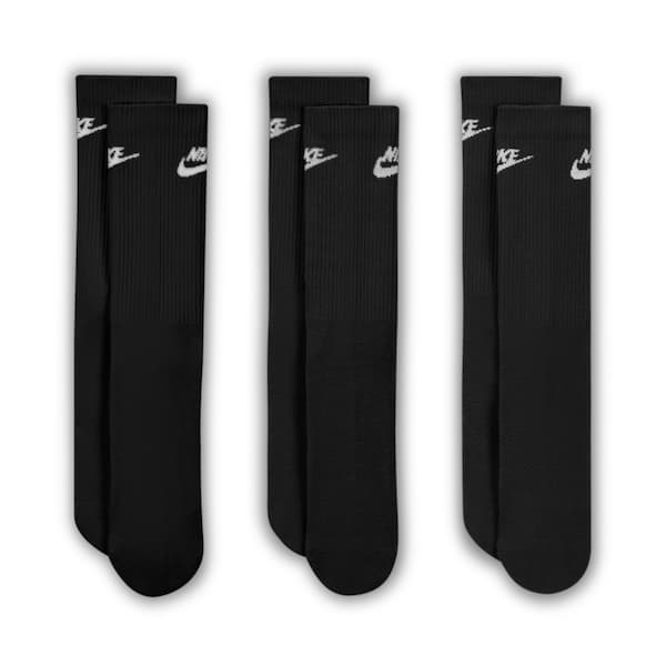 Kit Meia Nike Everyday Elevated Crew 3 Pares Adulto