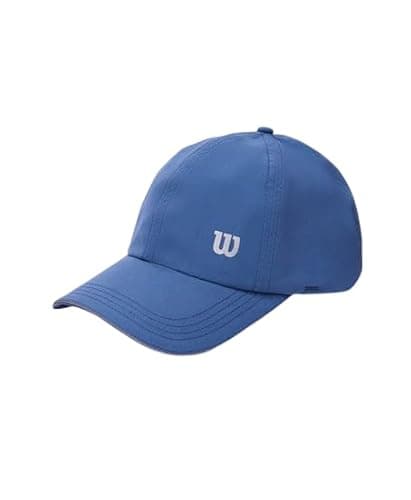 Wilson Boné Reflex W, Unisex, Tamanho Único, Tecido Leve e Respirável, Esportivo, 6 Painéis, Ajuste Velcro (Cobalto)