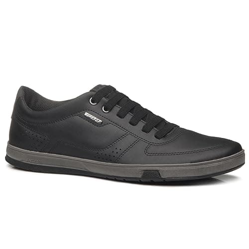 Sapatenis Pegada Masculino 170418 Preto Tamanho:39;Cor:Preto